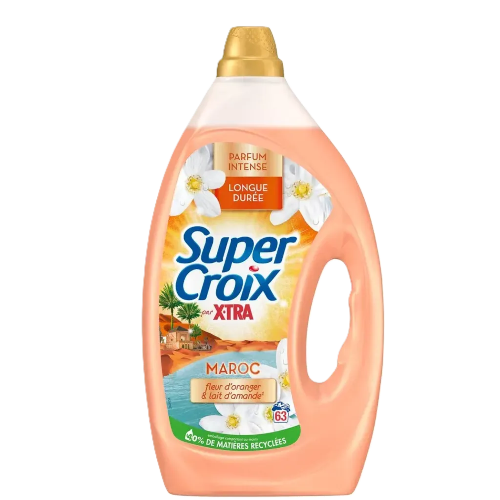 [3178041364232] Super Croix X.Tra Lessive Liquide Maroc 63 Lavages 2,835L