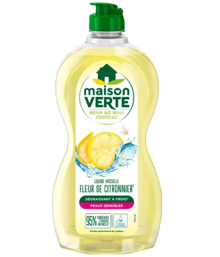 [3178041363266] MAISON VERTE Dishwashing Liquid Lemon Blossom Sensitive Skin 500 ml