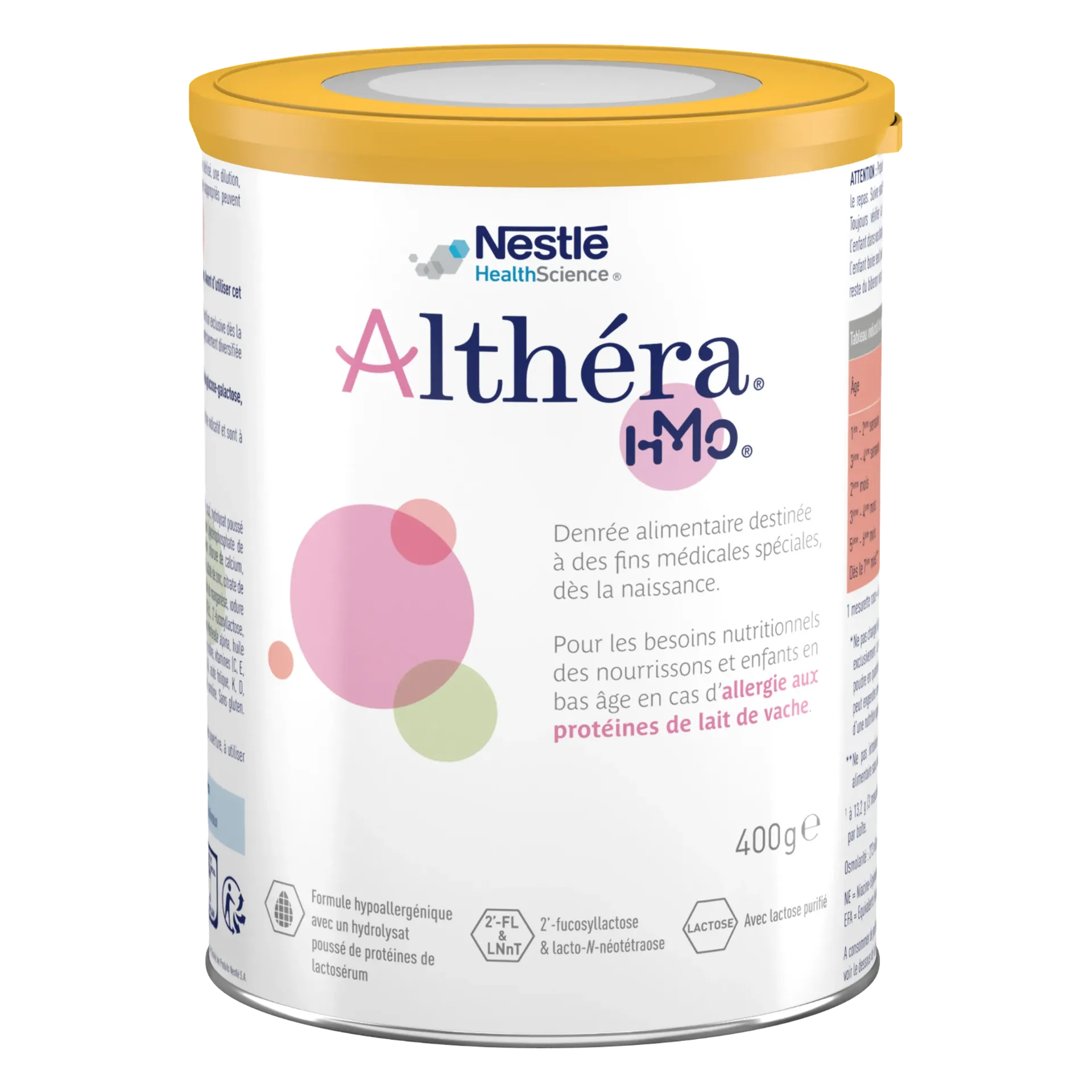 [7613038394923] Nestlé Althéra HMO préparation infantile spéciale Boîte métallique de 400 g