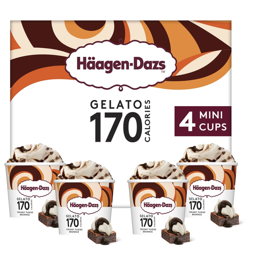 [3415581598117] HAAGEN-DAZS Mini gelado gelato brownie 288 g