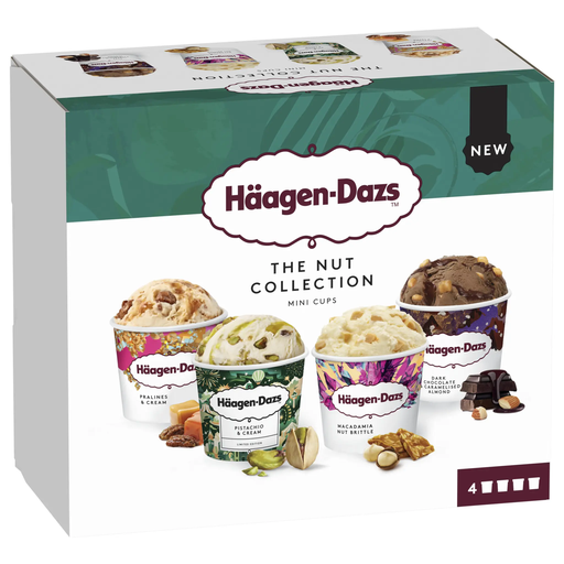 [3415581550115] HAAGEN-DAZS Mini crème glacée The Nut Collection 320 g