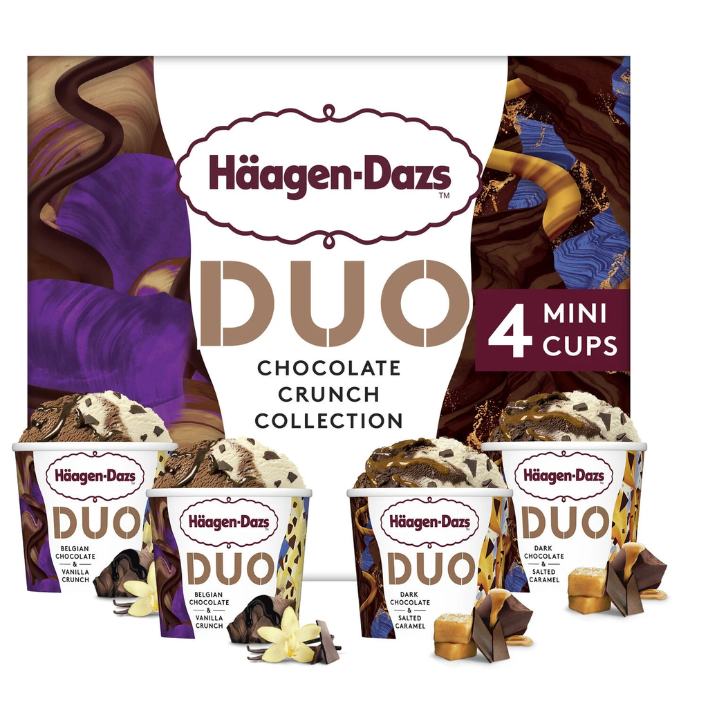 HAAGEN-DAZS Mini helado chocolate crunch collection 328 g