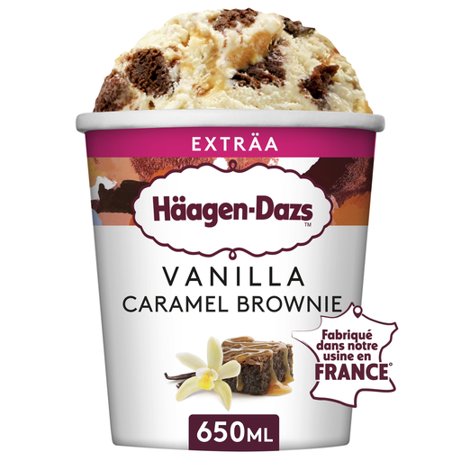 [3415580577014] HAAGEN-DAZS Crème glacée vanille caramel brownie 560 g