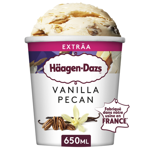 [3415580504010] HAAGEN-DAZS Crème glacée vanille pécan 560g