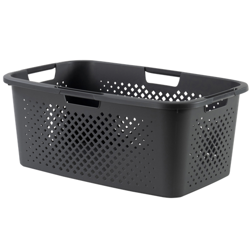 [3234530010872] SUNDIS Panier à linge pixel gris 40 L