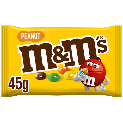 [0000040111445] M&M'S Peanut chocolate candies 45 g