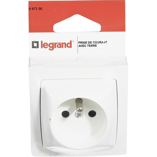 [3245060973568] LEGRAND ASL Surface-Mounted Earthed Socket 1 unit