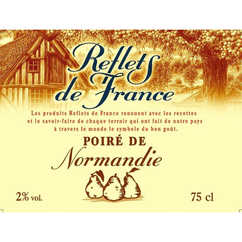 REFLETS DE FRANCE Sidra de pera da Normandia 75 cl