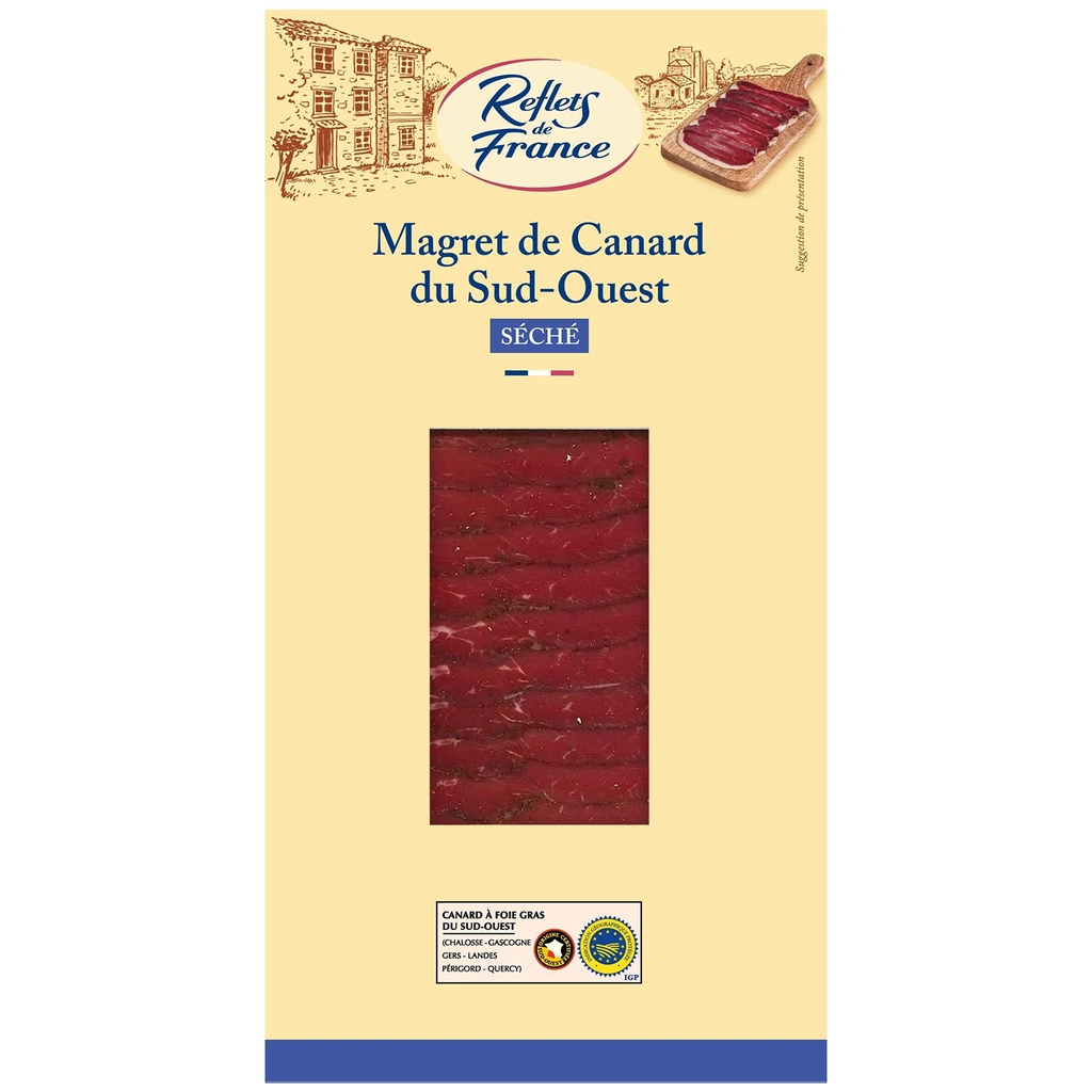 REFLETS DE FRANCE Magret de Pato Seco, IGP e Origem 90 g