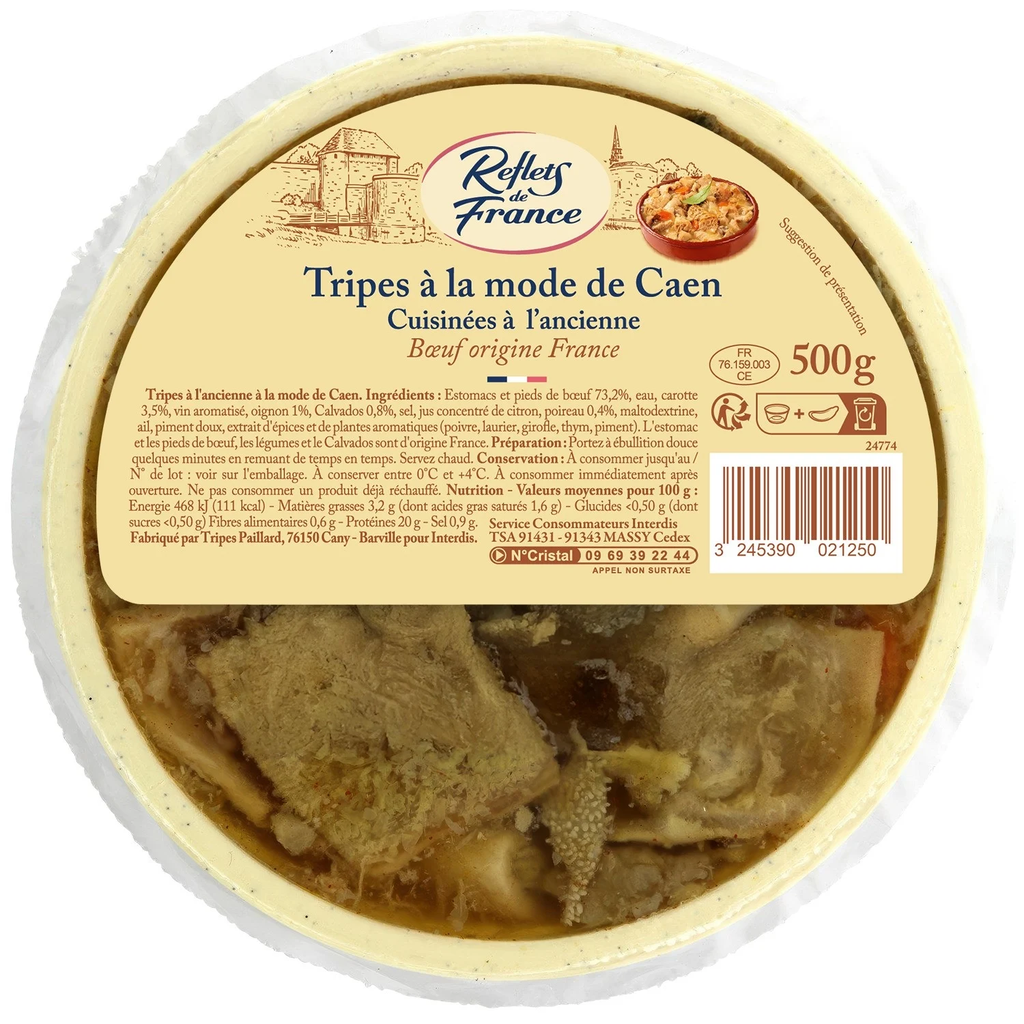 REFLETS DE FRANCE Caen-Style Tripe 500 g
