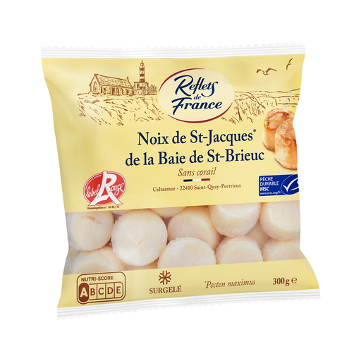 [3245390042736] REFLETS DE FRANCE Vieiras sin coral, MSC y Label Rouge 300 g