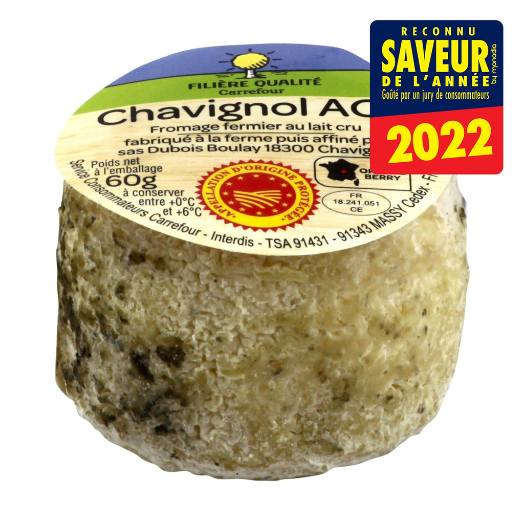 FILIERE QUALITE CARREFOUR Chavignol Goat Cheese AOP 60 g