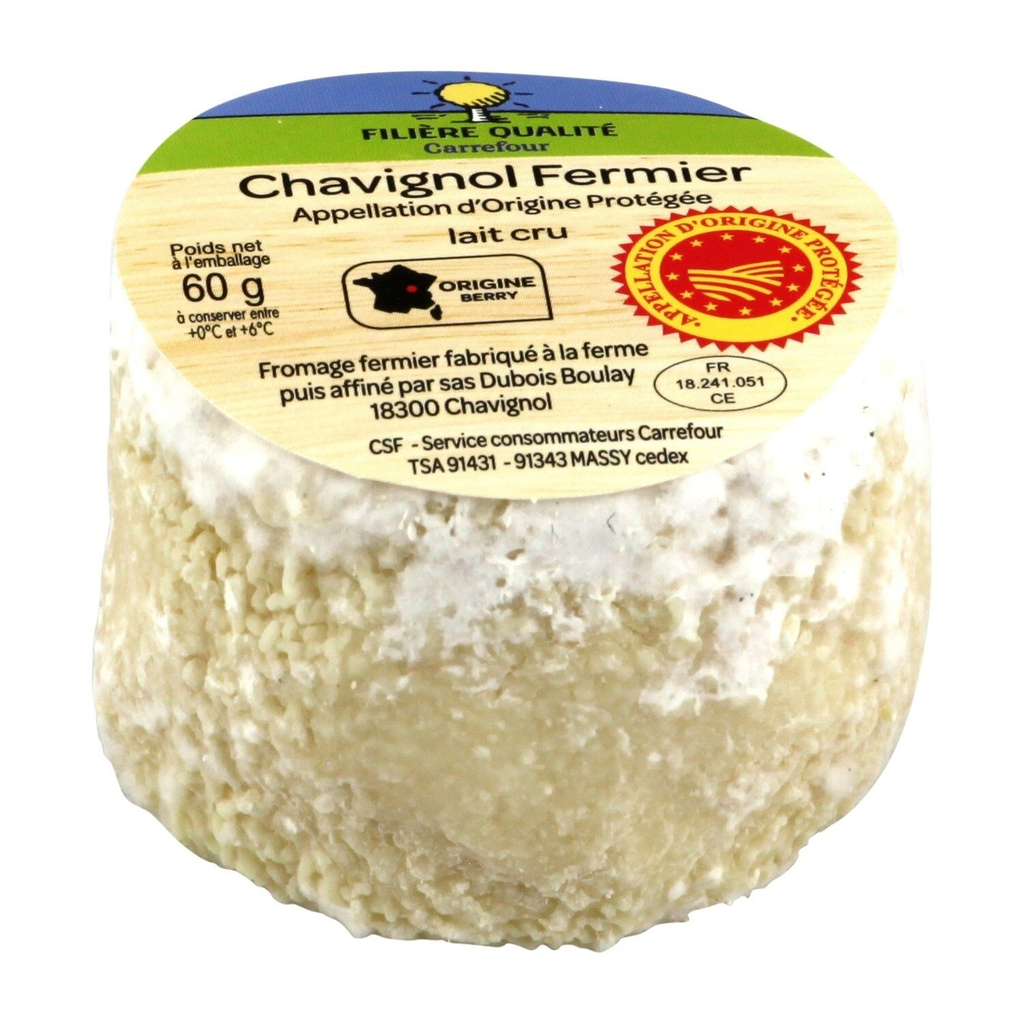 FILIERE QUALITE CARREFOUR Chavignol blue goat cheese AOP 60 g