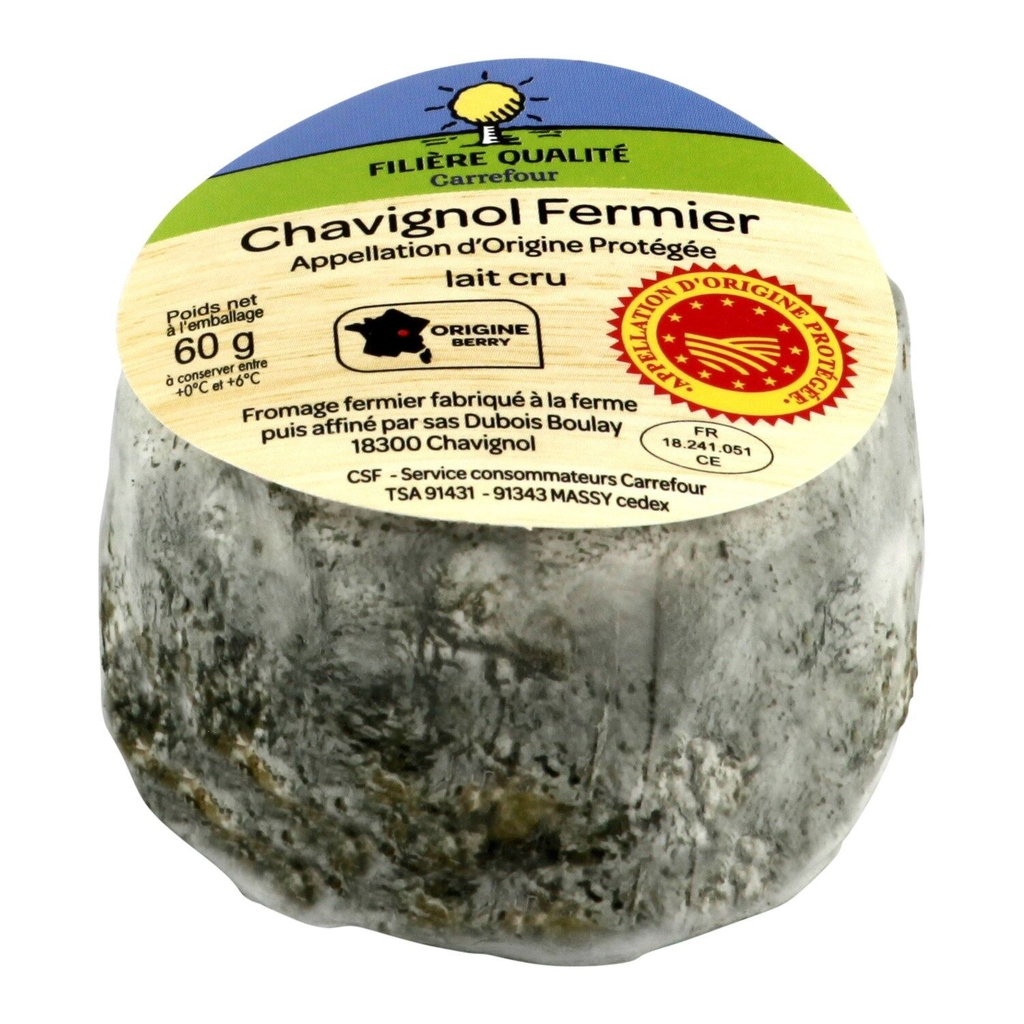 FILIERE QUALITE CARREFOUR Queijo de Cabra Chavignol Azul A.O.P 60 g