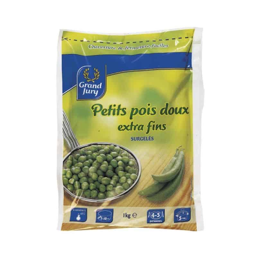[3245390126078] GRAND JURY Extra Fine Peas 1 kg