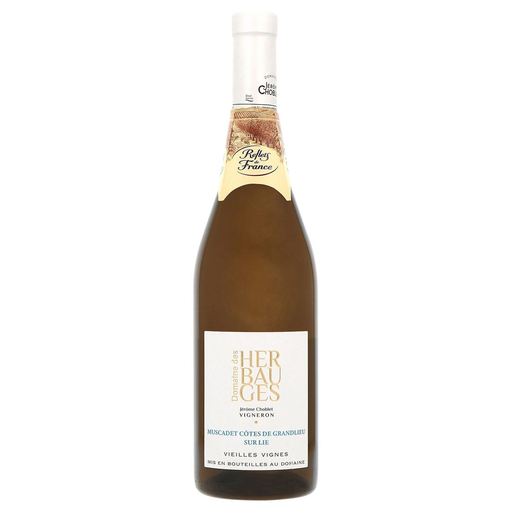 [3245390244055] DOMAINE DES HERBAUGES REFLETS DE FRANCE White Wine A.O.P. Muscadet-Cotes-de-Grandlieu Sur Lie 75 cl