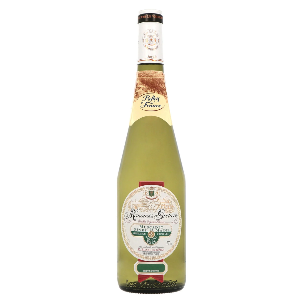 MANOIR DE LA GRELIERE VIEILLE VIGNES RESERVE REFLETS DE FRANCE White wine A.O.P. Muscadet-Sèvre-et-Maine sur lie 75 cl