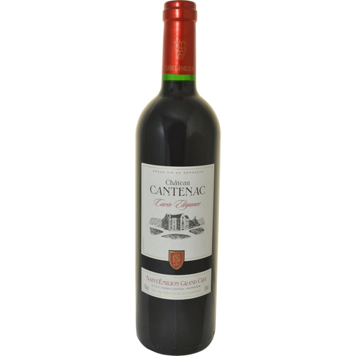 [3245390246509] CHATEAU CANTENAC REFLETS DE FRANCE Vinho Tinto A.O.P. Saint-Émilion Grand Cru Cuvée Elégance 75 cl