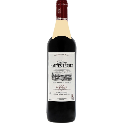[3245390248190] CHATEAU HAUTES TERRES REFLETS DE FRANCE Vinho tinto A.O.P. Bordeaux 75 cl