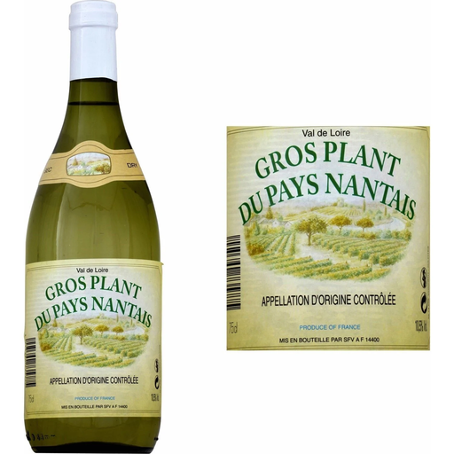 [3245390735775] VIGNERO Vin Blanc A.O.P. Val de Loire Gros Plant Du Pays Nantais 75 cl