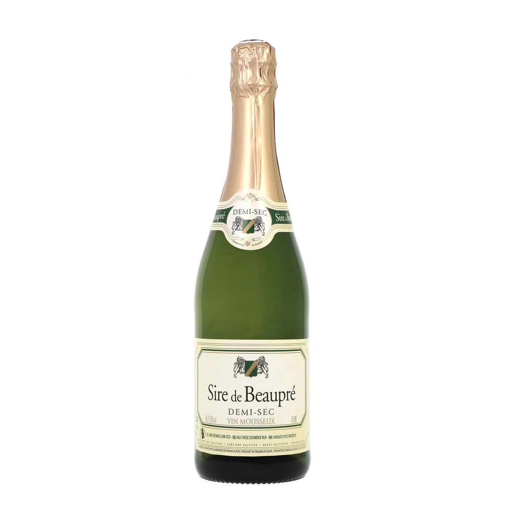 SIRE DE BEAUPRE Vin Blanc Mousseux Demi-Sec 75 cl