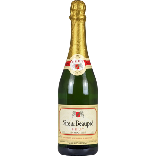 [3245395673362] SIRE DE BEAUPRE Sparkling White Wine Brut 75 cl