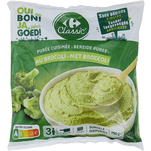 [3245411171193] CARREFOUR CLASSIC Broccoli Puree 750 g
