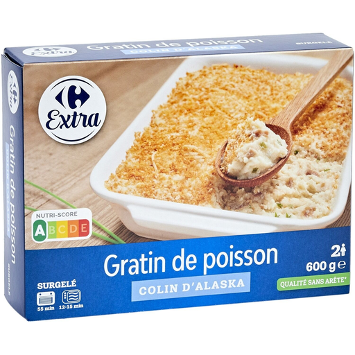 [3245411730581] CARREFOUR Gratin de pescado congelado 600 g