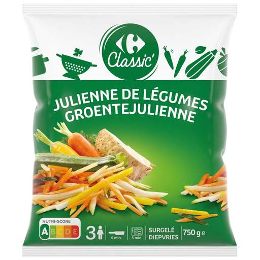 [3245411861384] CARREFOUR CLASSIC Vegetable Julienne 750 g