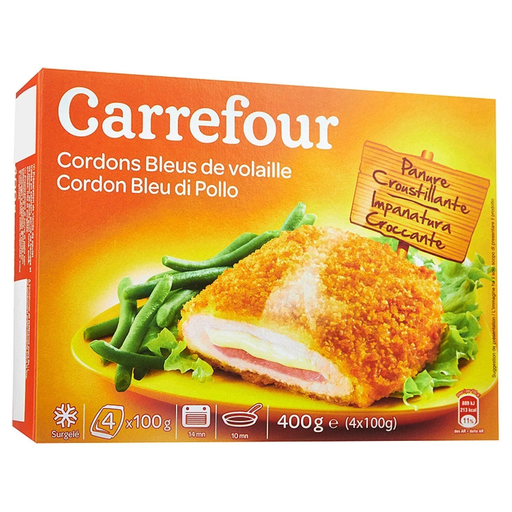 [3245412074073] CARREFOUR CLASSIC Cordons bleus de volaille 400 g