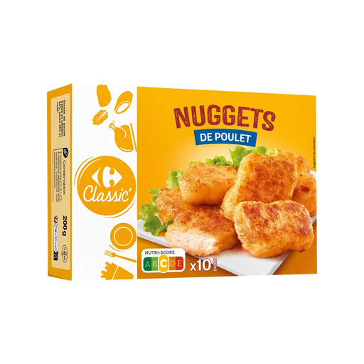 [3245412155543] CARREFOUR CLASSIC Chicken Nuggets 200 g