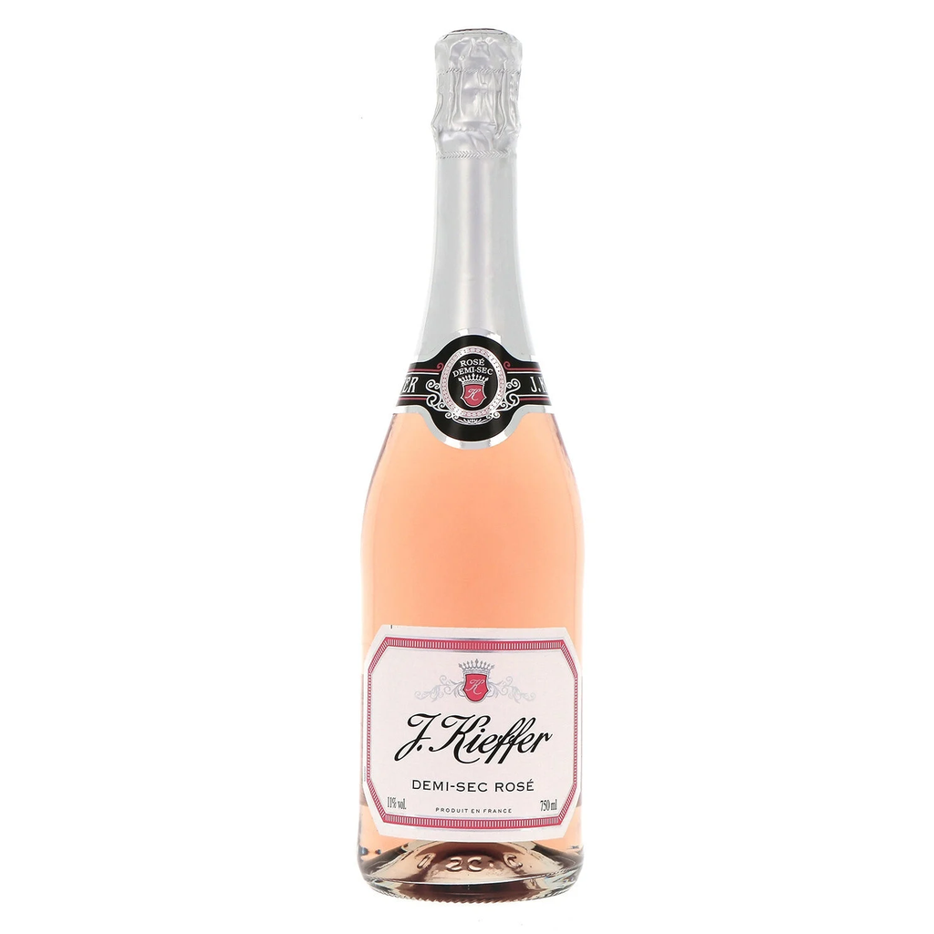 J.KIEFFER Sparkling Rosé Wine Demi Sec 75 cl