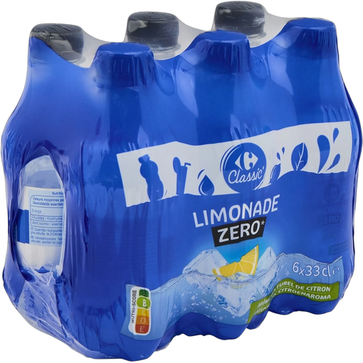 [3245412707261] CARREFOUR CLASSIC Limonade Zéro Sucres 6 x 33 cl
