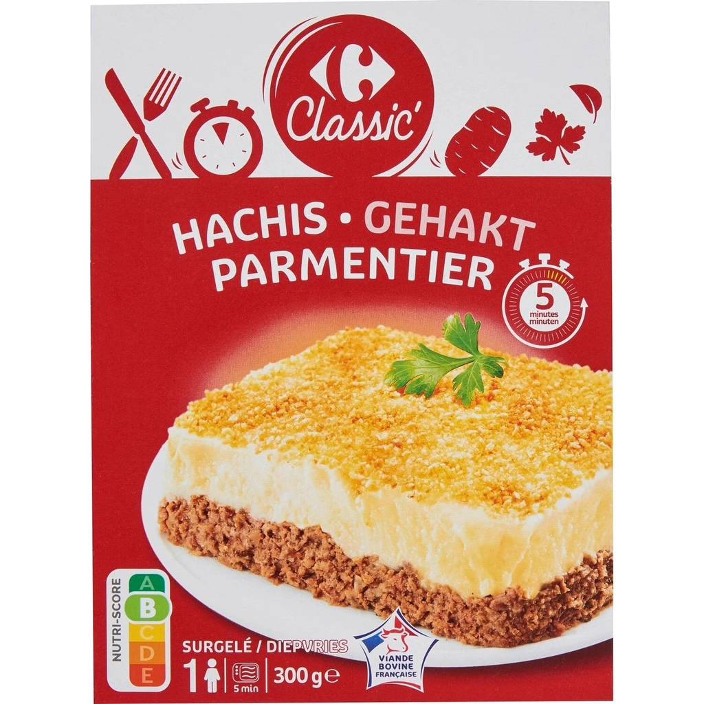 CARREFOUR CLASSIC Pastel de carne 300 g