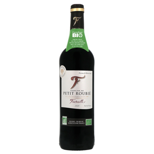 [3245412988219] DOMAINE DE PETIT ROUBIE Red Wine Sud de France Fontenille Organic 75 cl