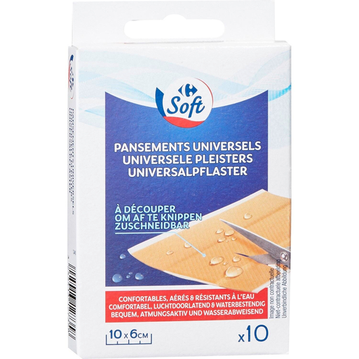 [3245413127358] CARREFOUR Pensos universais SOFT caixa de 10