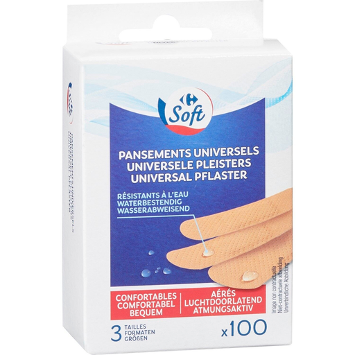 [3245413199843] CARREFOUR Pensos universais SOFT a caixa de 100