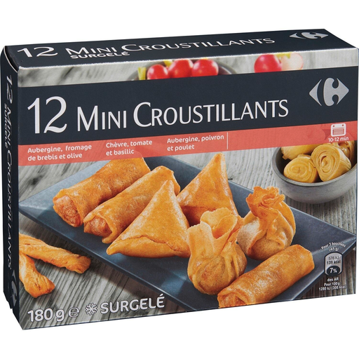 [3245413476296] CARREFOUR Petits fours apéritif mini croustillants 180 g