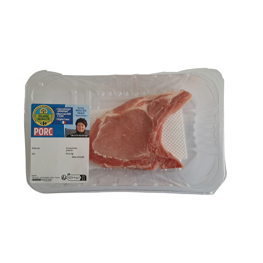 ORIGINE & QUALITE Côte de Porc 150 g