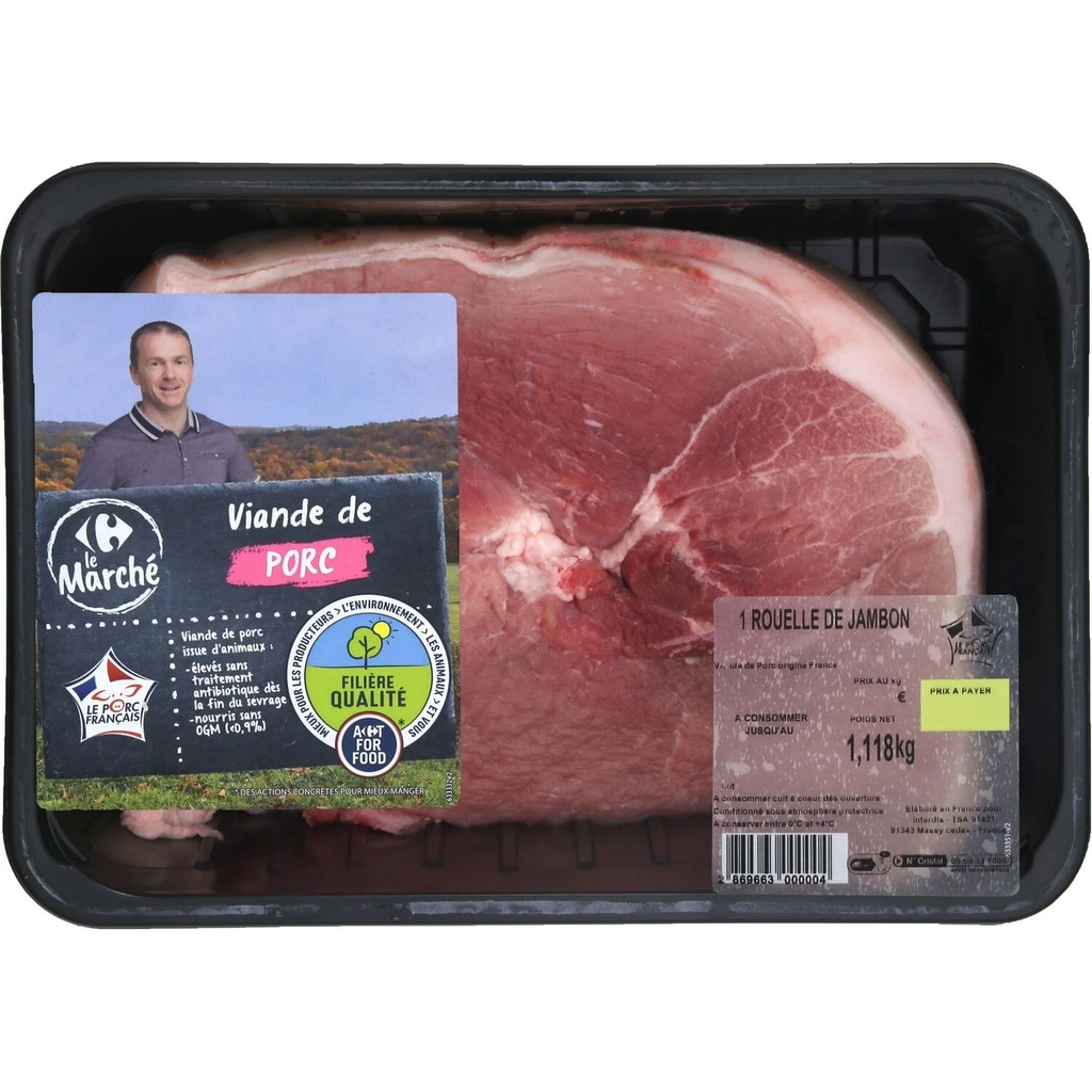 FILIERE QUALITE CARREFOUR Rouelle de Porco de Presunto para Assar 1 kg