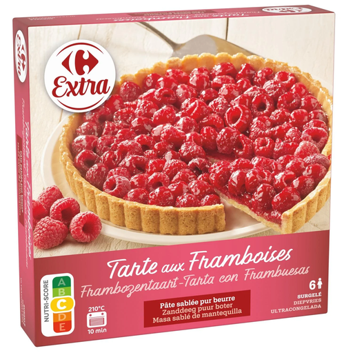[3245413870018] CARREFOUR Tarta de Frambuesas 470 g