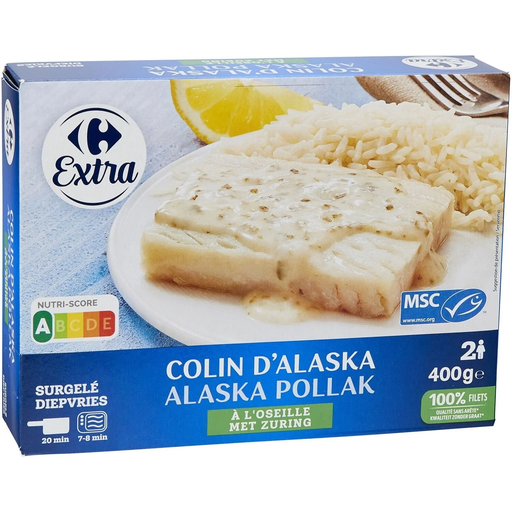 [3245414091078] CARREFOUR Alaska Pollock with Sorrel Sauce 400 g