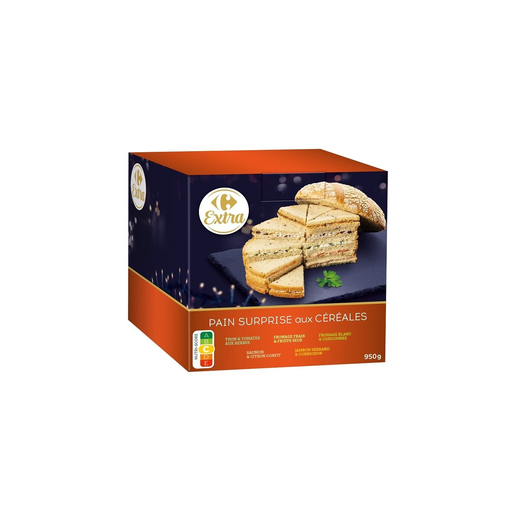 [3245414664869] CARREFOUR Cereal Surprise Bread 950 g