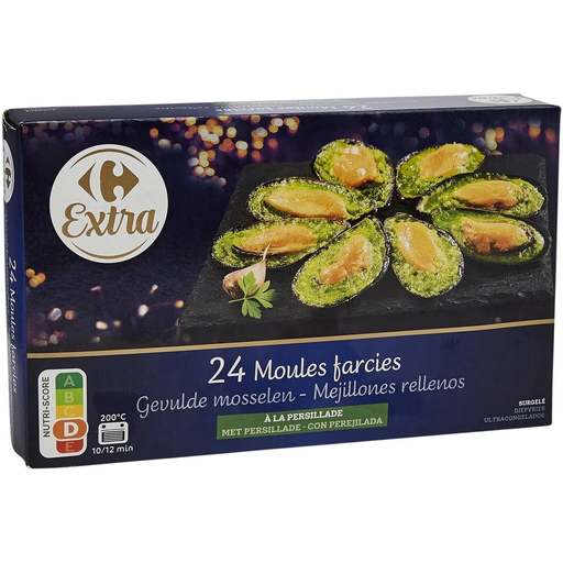 [3245414667341] CARREFOUR Moules Farcies à la Persillade EXTRA 250 g