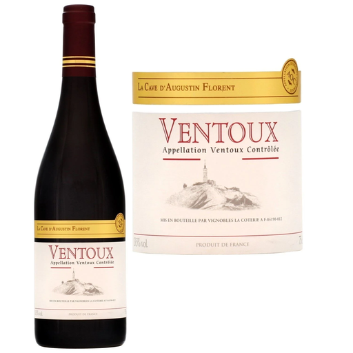 [3245414819443] LA CAVE D'AUGUSTIN FLORENT Vino Tinto A.O.P. Côtes Du Rhone Ventoux 75 cl