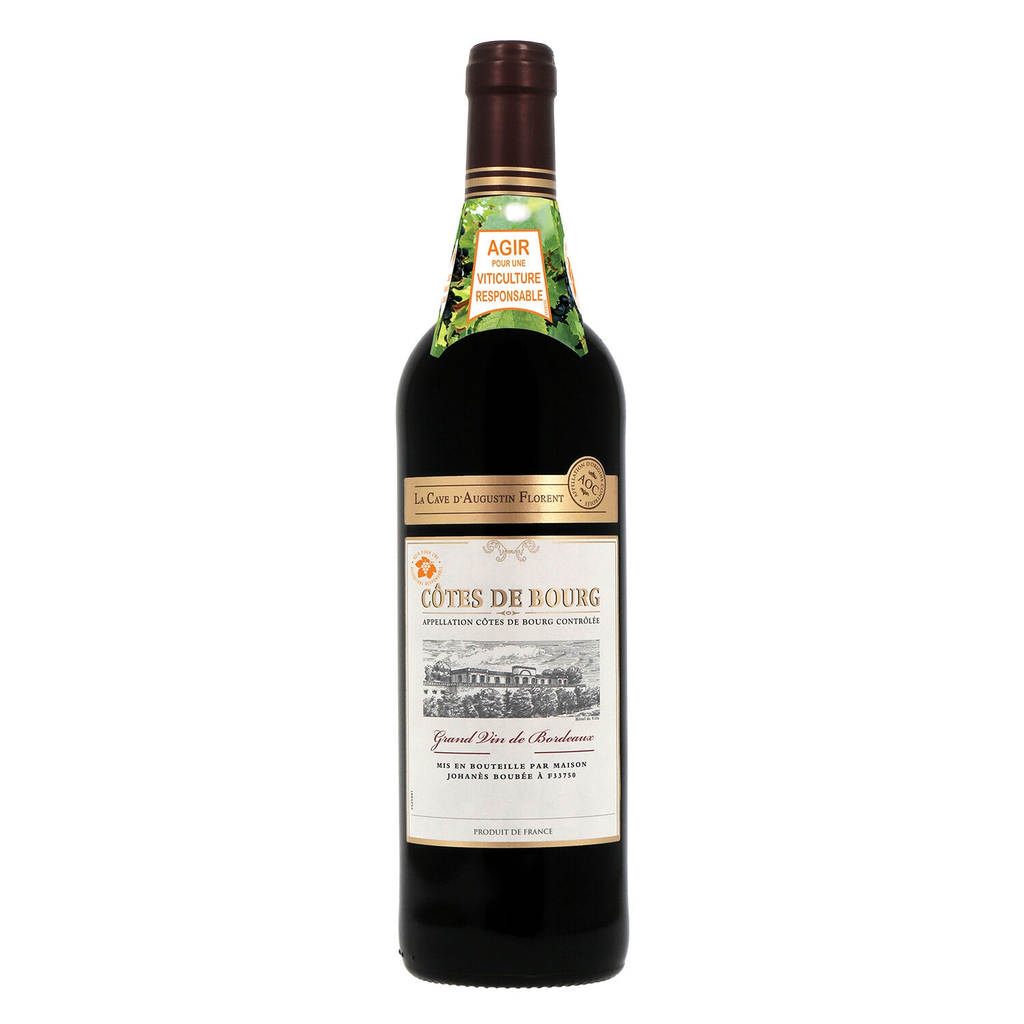 LA CAVE D'AUGUSTIN FLORENT Vinho tinto A.O.P. Côtes-de-Bourg 75 cl