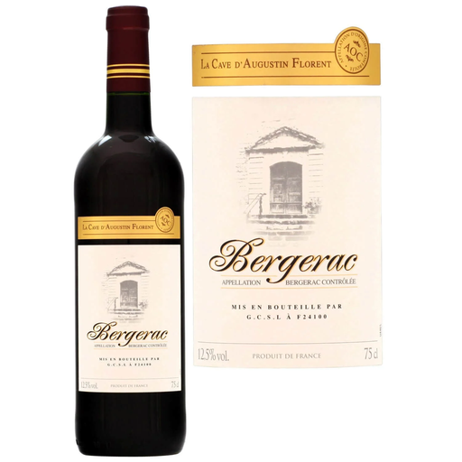 [3245414914704] LA CAVE D'AUGUSTIN FLORENT Vinho Tinto A.O.P. Bergerac 75 cl