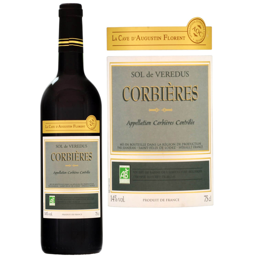 [3245414959248] CARREFOUR Red Wine Languedoc-Roussillon Organic 75 cl