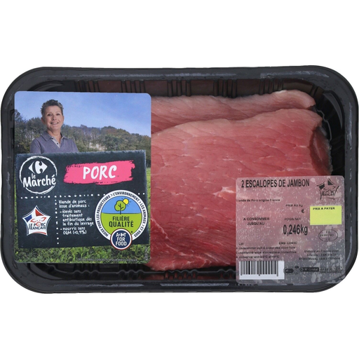 [3245415271301] FILIERE QUALITE CARREFOUR Ham escalope for grilling 260 g