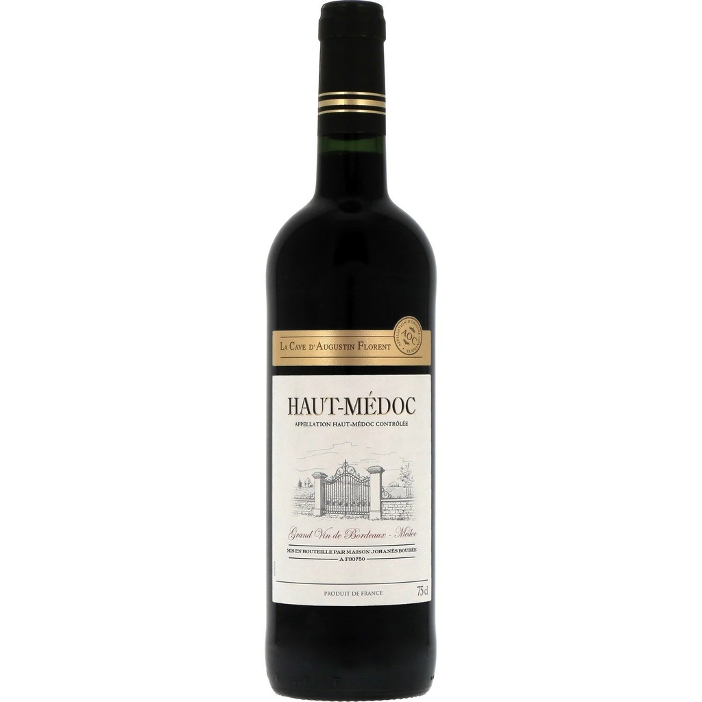 LA CAVE D'AUGUSTIN FLORENT Vinho tinto A.O.P. Haut-Médoc 75 cl